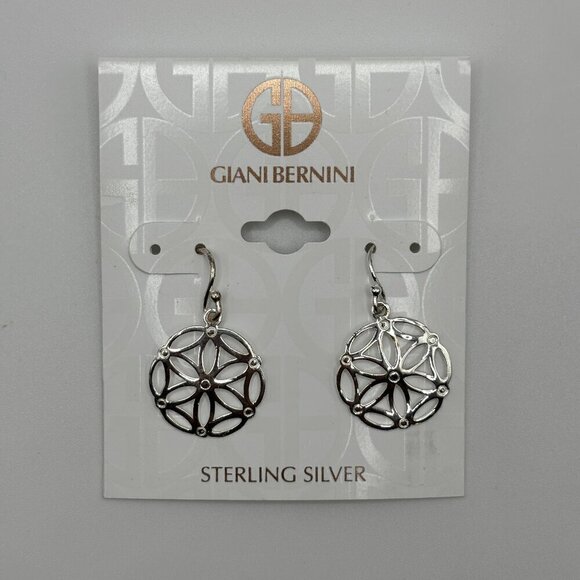 Giani Bernini Jewelry - Giani Bernini Women's Sterling Silver Flower of Life Earrings